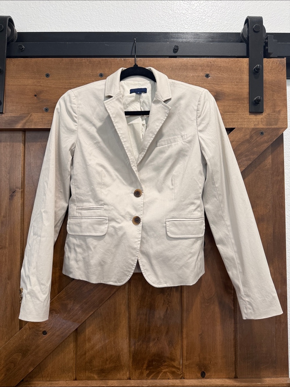 J.Crew Tailored Women's Beige Blazer Jacket Size 2